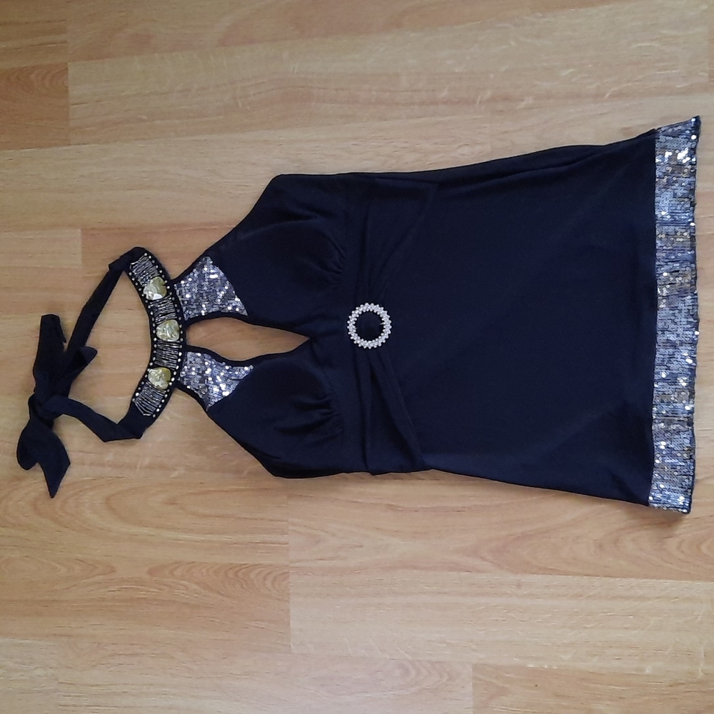 Sexy Black Halter Top